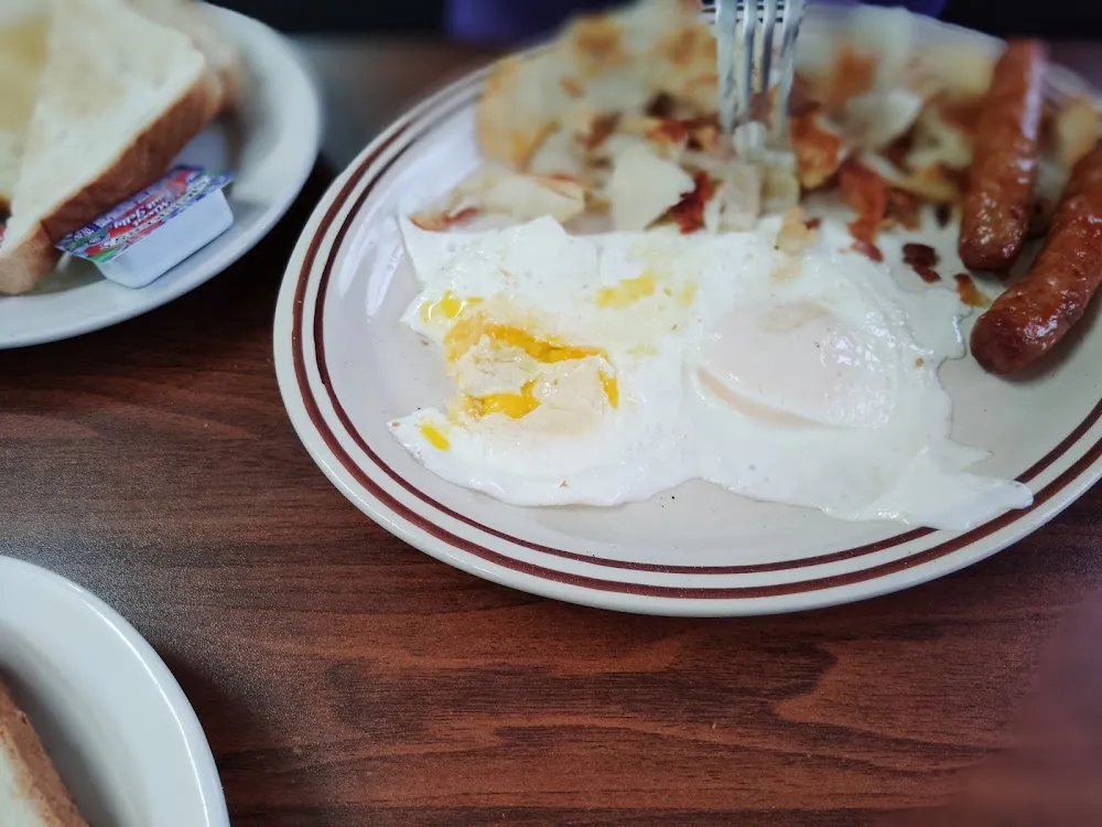 Eggs Hash Brown Sausage