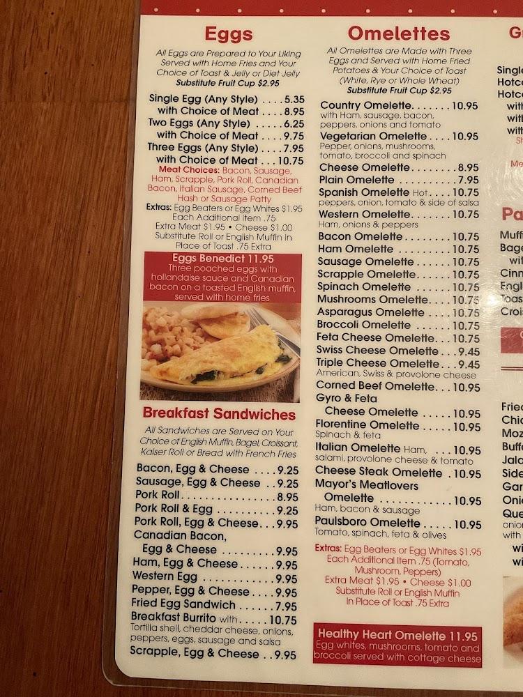 Paulsboro Diner Menu image 4